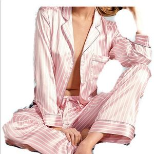 Victoria Secret Striped Pajama Set